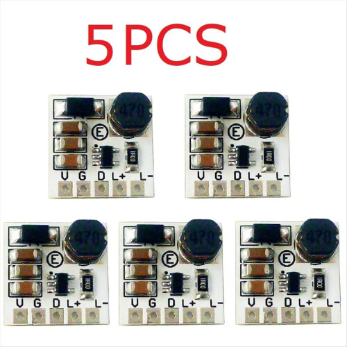 5PCS DC 5-27V 350mA Step-down HB LED Driver Module
5PCS DC 5-27V 350mA Step-down LED Driver Module 2