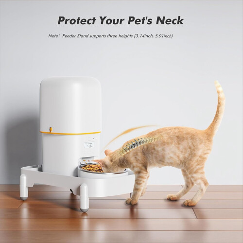 Adjustable Raised Pet Feeder Stand for Cats & Dogs 2