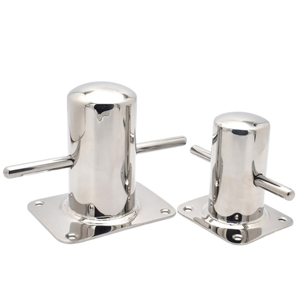90/120Mm Single Mooring Bitt Stainless Steel Bollard Cleat 2Pcs 4712599098561