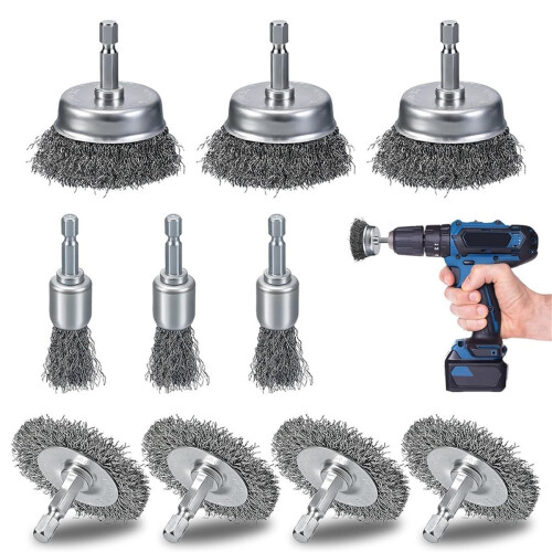 10 Pcs Drill Wire Brushes 1