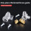50Pcs PC Terminal Block 2 Ways Transparent Pure Copper Closed B 4