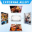 3PCS Steel Rectangle Neck Plate for Guitar 6