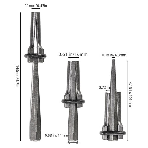 12 Pack Wedge and Shims 5/8 Inches Stone Splitter 1