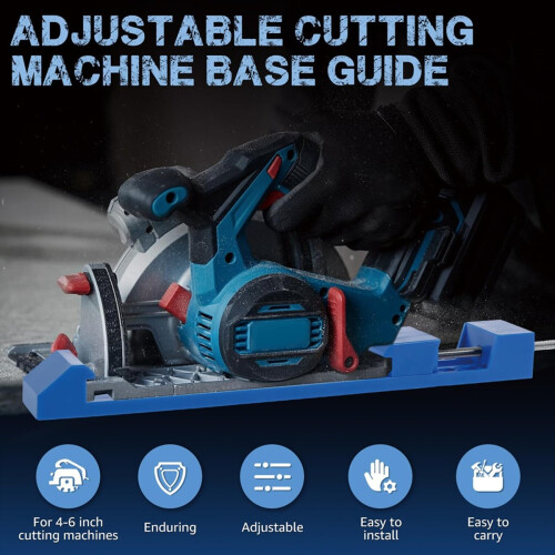 Adjustable Circular Saw Guide - Precision Wood Cutting Clamp 2