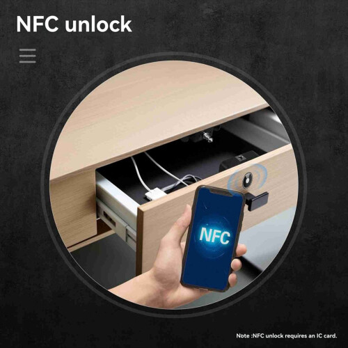 Tuya Bluetooth Smart Lock NFC IC Card Unlocking App Remote Control 1