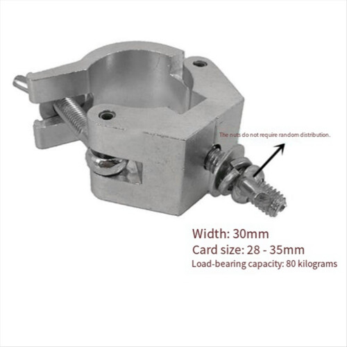Heavy Duty Single Head Swivel Clamp DJ Light Clamp 2