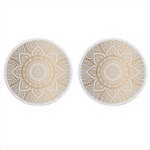 Microfiber Mandala Beach Towel with Tassels Blanket Travel Tapestry