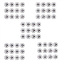 LED Coaster,12 Pack Light Up Coasters,LED Bottle Lights