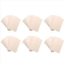 10 Pack Unfinished Wood Sheets, for House Aircraft Ship Boat Arts