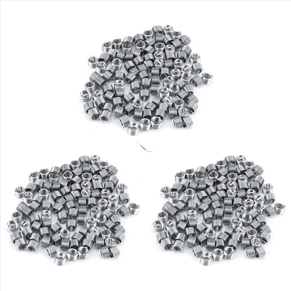 100Pcs Wire Insert Thread, Heli Coil Thread Repair Stainless Steel 4712767662846