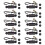 Pre-Wired 6-String Single Coil Pickup Harness with Volume & Tone 1