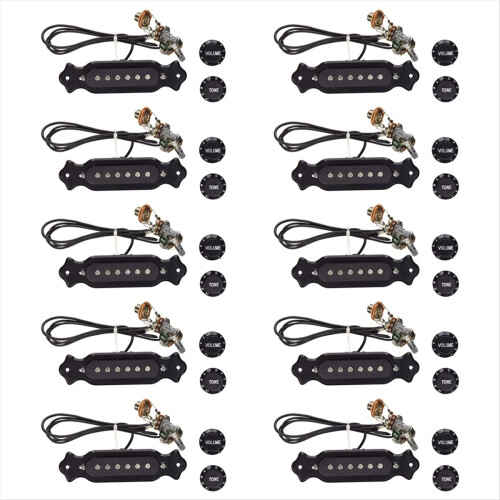 Pre-Wired 6-String Single Coil Pickup Harness with Volume & Tone