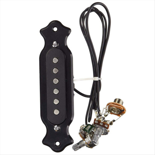 Pre-Wired 6-String Single Coil Pickup Harness with Volume & Tone 2