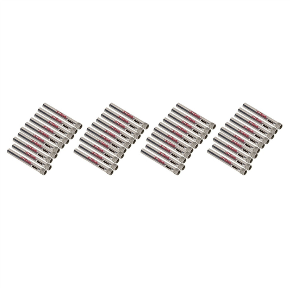 6Mm-Durchm Diamant Beschichtete Bohrer Glas Lochsaegen Packung Mit 10 4712767664673