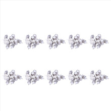 10pcs UHF male PL259 plug solder RG8 RG213 LMR400 7D- cable silver