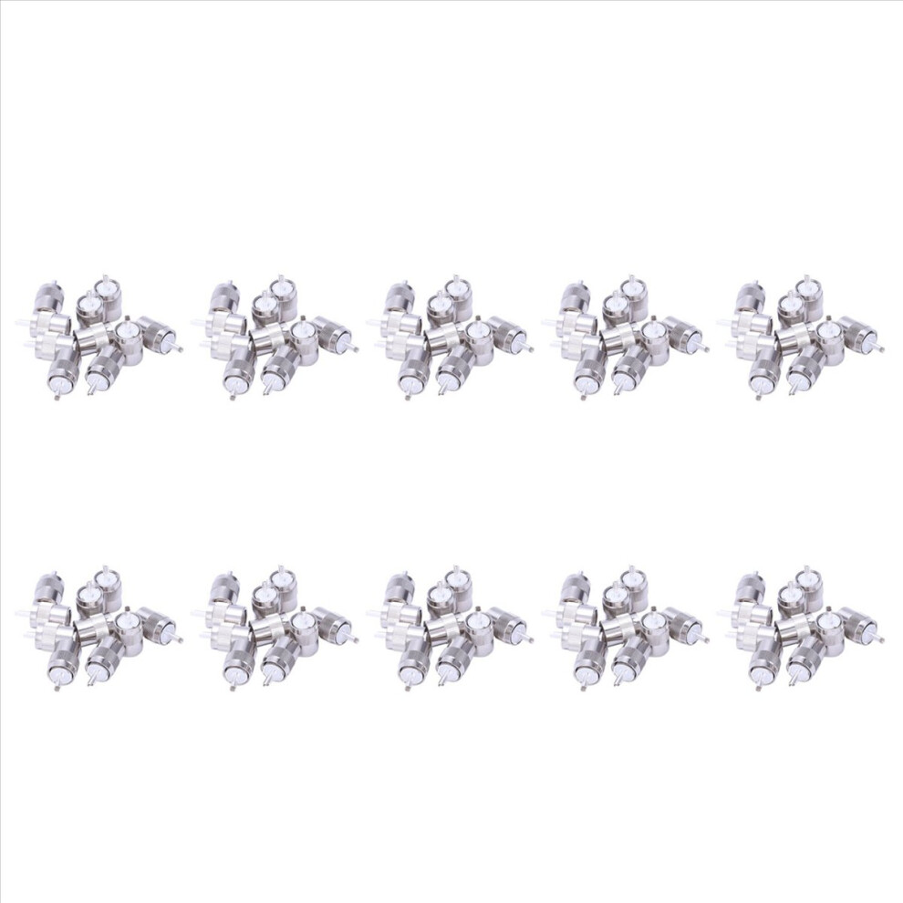 10Pcs Uhf Male Pl259 Plug Solder Rg8 Rg213 Lmr400 7D- Cable Silver 4712767664390