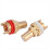 8pcs Red+White Female Socket Copper Plug Amp HiFi 7