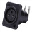 10pcs Black XLR 3pin Female Jack Panel Chassis PCB Socket Connector 7