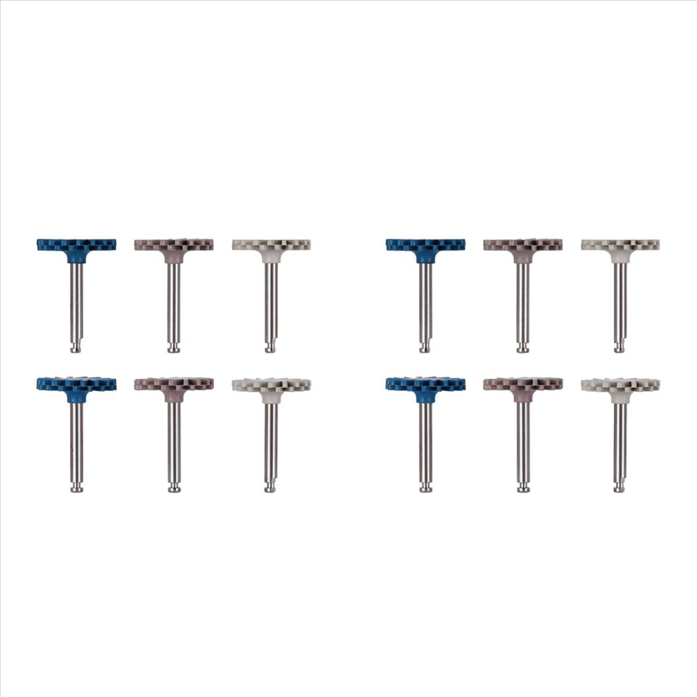 6Pcs/Set Dental Rubber Polisher Composite Resin Polishing Ra Disc Kit 4712746187353