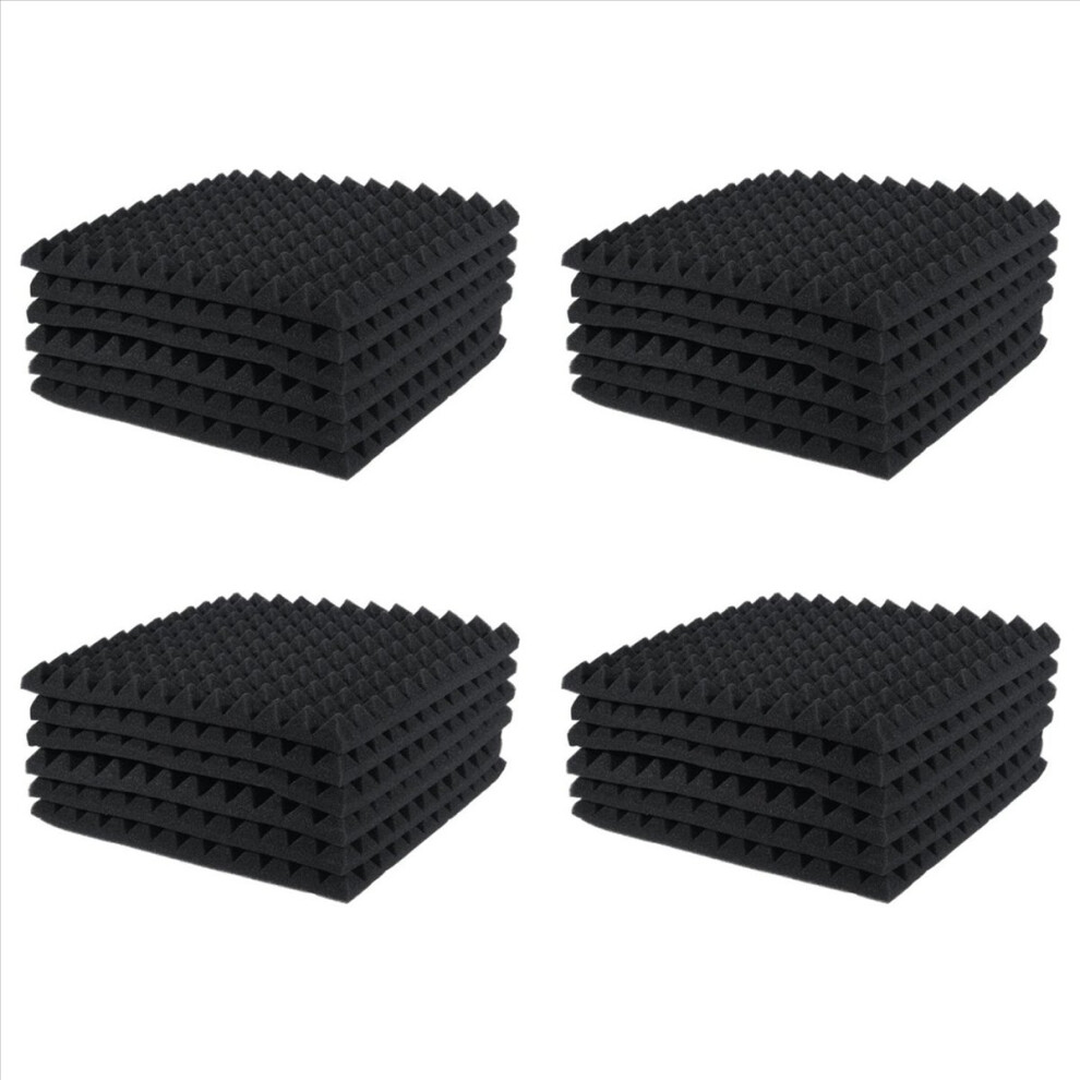 6 Pcs Acoustic Panels Foam Board Studio Sound-Absorbing Wedge Tiles-image-OPC-PMGGV8P-NEW