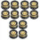 4Pcs Volume Tone Speed Knobs for Electric Guitar, Transparent Golden 1