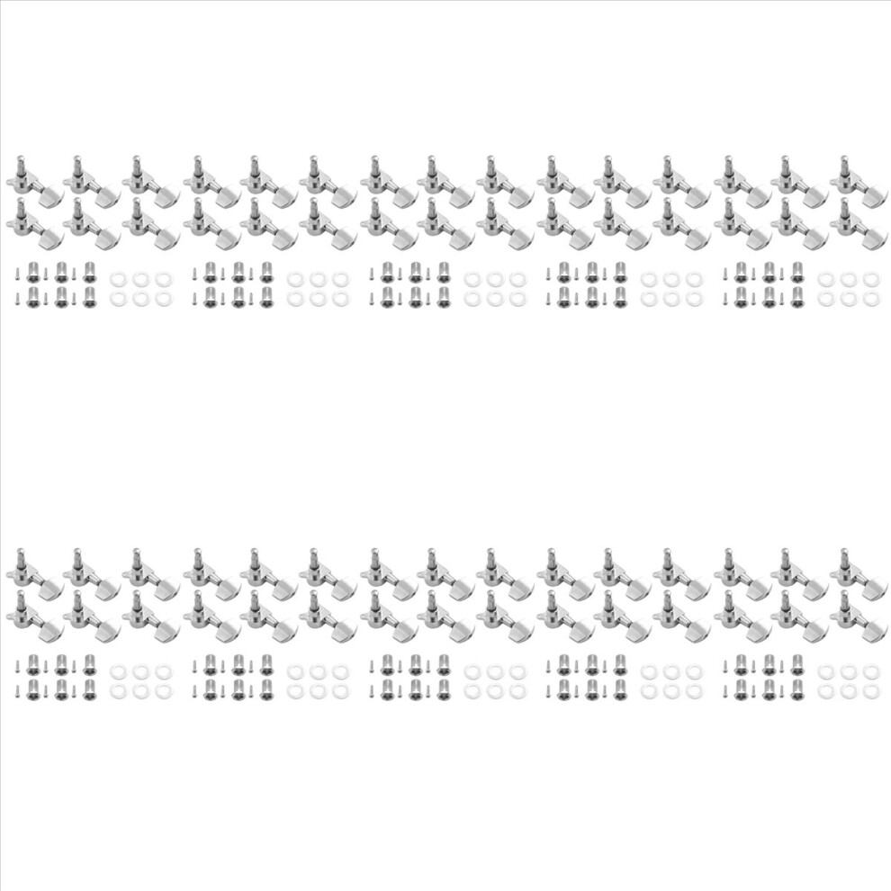 6 Pieces Silver Guitar String Tuning Tuner(3 for Left + 3 for Right)-image-OPC-PMGGTYR-NEW