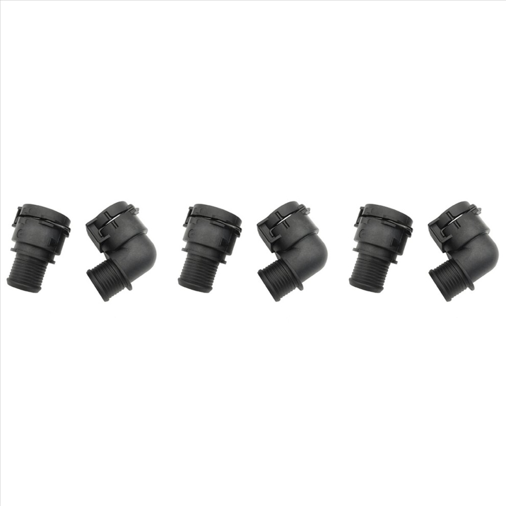 1 Set Heater Inlet Hose Connector Plug 95089363 95089364 Black 4712746189456