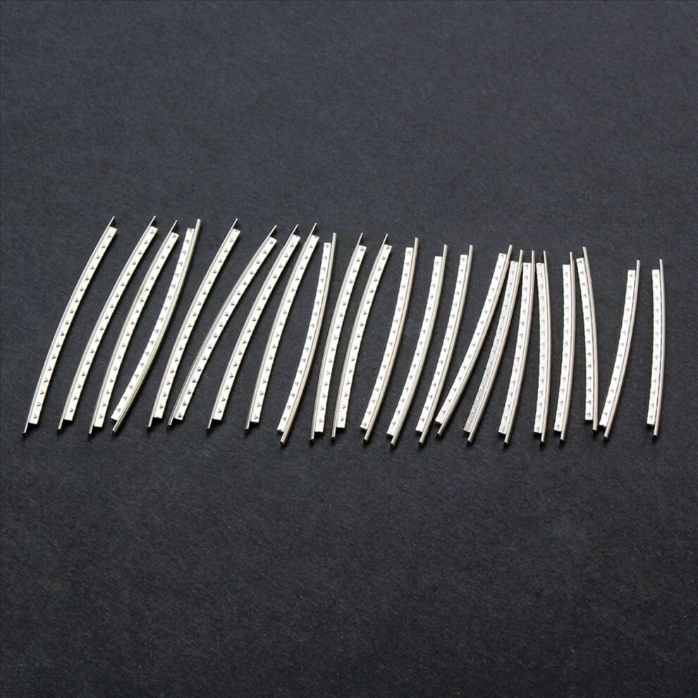 24Pcs/Set Stainless Steel Guitar Fret Wire 24 Fingerboard Frets 2.7mm-image-OPC-PMGGVXK-NEW