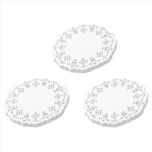 Lace Doilies Paper 100 Pcs,4.5 inch Liners for Cake,Tableware Display