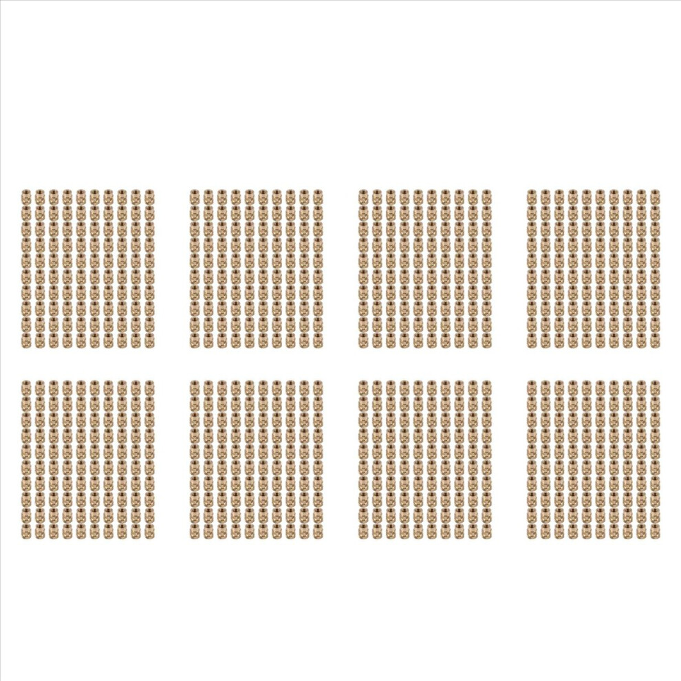 100Pcs Thread Knurled Brass Threaded Embedment Nut For 3D Printer 4712746194979