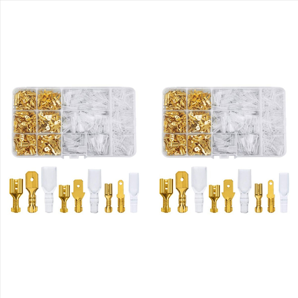720 Pieces Of 2.8/4.8/6.3Mm Male And Female Crimping Terminal Blocks 4712746194030