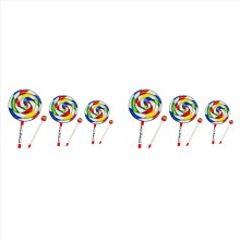Orff Instruments Lollipop Drums 6/8/10 Inch Three Size Hand Drum