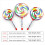 Orff Instruments Lollipop Drums 6/8/10 Inch Three Size Hand Drum 4