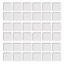12 Pcs Sublimation Square Coaster Blanks Blank MDF Cork Coasters