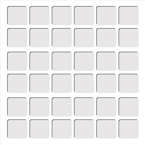 12 Pcs Sublimation Square Coaster Blanks Blank MDF Cork Coasters