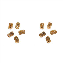 5Pcs NFC Flash Nail Sticker LED Bare Chip Luminous Lamp, Green Light