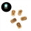 5Pcs NFC Flash Nail Sticker LED Bare Chip Luminous Lamp, Light Blue 2