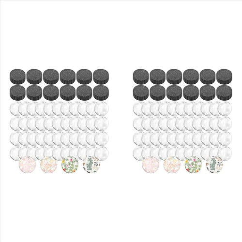 48 Sets Craft Fridge Magnet Glass Ceramic Magnet