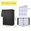 9-Pocket Card Collection Binder, Black 1