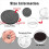 48 Sets Craft Fridge Magnet Glass Ceramic Magnet 6