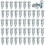 80PCS Expansion Screw Petal Nut, Jack Nuts Petal Nuts Expansion Nut 2