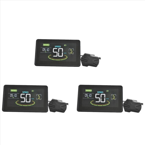 H6C Electric Bike LCD Display Meter 24V-60V E Scooter LCD Panel(5PIN) 1