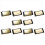 1 set Humbucker Pickup Gold for Replacement 1