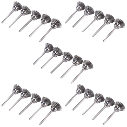 5 PCS 15 mm Stahldraht Topfbuerste