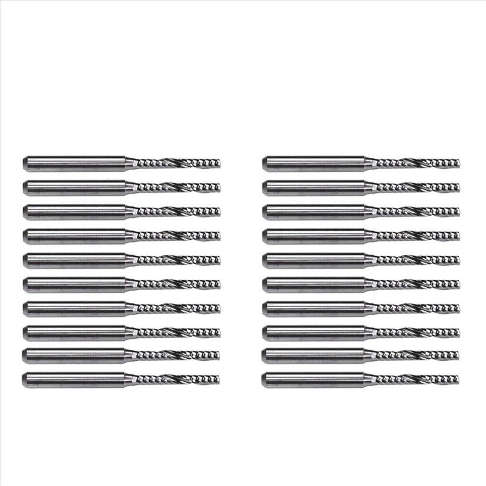 10Pcs Carbide Single Flute End Mill Router Bit For Engraving Machine 4712746102578