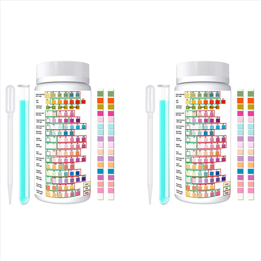 16 In 1 Water Testing Kits For Drinking Water- (50Pcs Test Strips ) 4712746101564