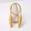 (Gold) 2 - Pack Twist - Tie Curtain Holdbacks  Assorted Styles Home & Window Decor Drape Ties 3