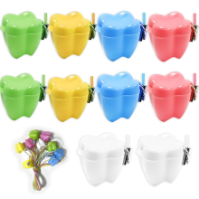 (20-PACK) 10 - Piece Baby Tooth Keepsake Box Set, Multicolor and Portable for Kids, Boys & Girls