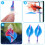(Blue) 2 Pieces Betta Bed Leaf Hammock for Practical Resting Spot, Betta Fish, Blue 3