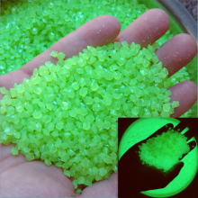 (Green) 4000 Pcs Luminous Glow in Dark Pebbles for Decoration, Home, Garden, Outdoor Path, Lawn, Fish Tank, Aquarium, 3-5mm